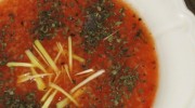 Tomatensuppe mit Bulgur