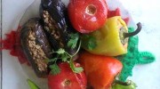 Aserbaidschanischer Art gefüllte Gemüse