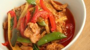 Rote Curry geschnetzeltes (Thailandisch Art)
